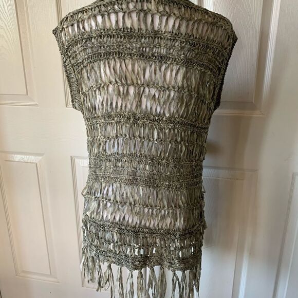 🎄Chico’s Fearless Fringe Lely Vest - Picture 7 of 11